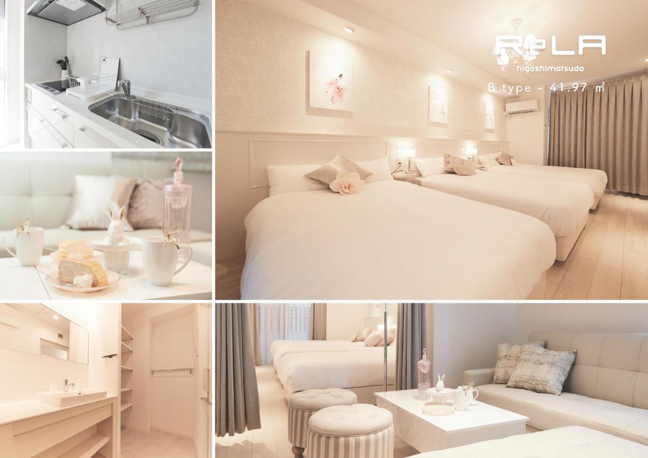 Rela Higashimatsudo Aparthotel Bagian luar foto